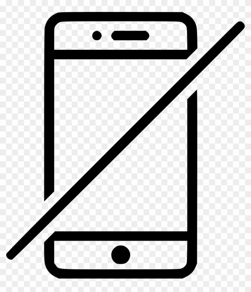 No Phone Device Call Smartphone Tel Comments - No Smartphone Icon Png #1347222
