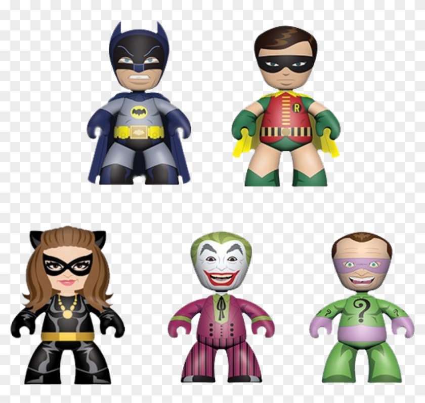 Batman (1966) - Batman Mez-itz 5-pack - Free Transparent PNG Clipart Images  Download