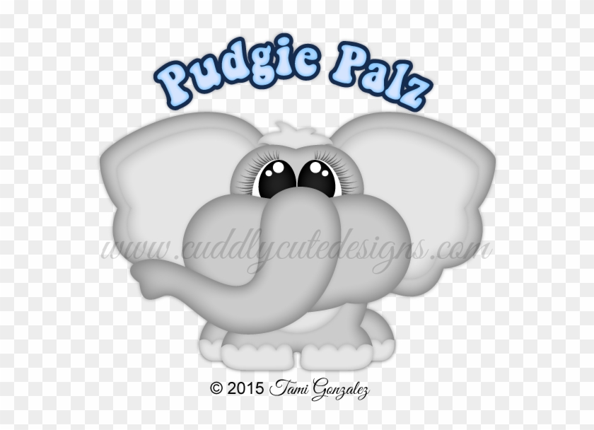 Pudgie Palz-elephant - Cartoon #1347421