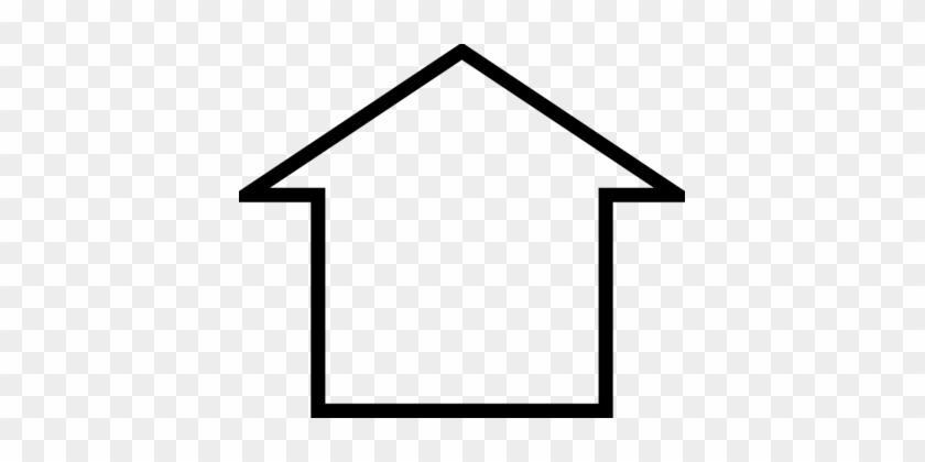 Computer Icons House Drawing Share Icon Download - House Clipart Simple #1347430