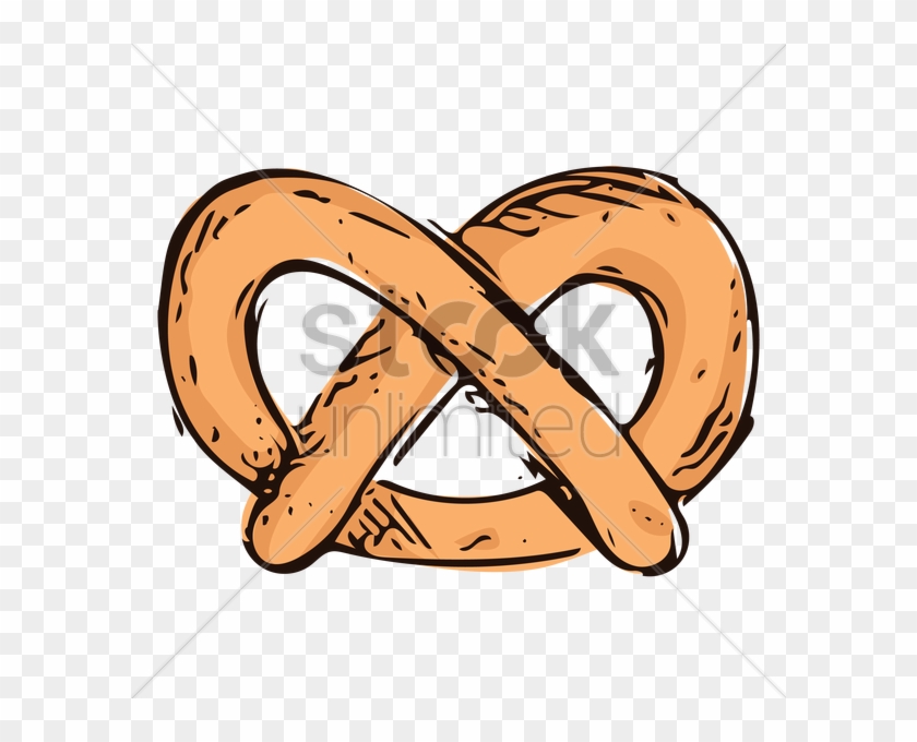 Cartoon Clipart Food Clip Art - Pretzel #1347467