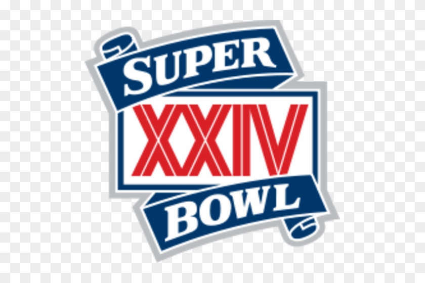 1990 Superbowl - Super Bowl Xxiv Logo #1347517
