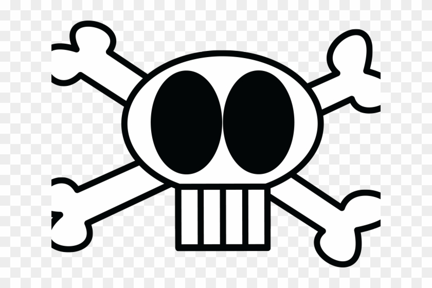Skeleton Clipart Face - Skull And Crossbones With Bow #1347531