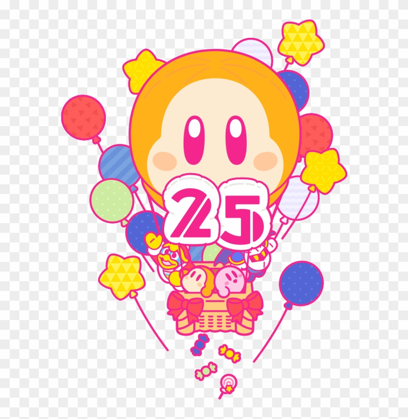 Enjoy Some New Art And Logos Starring Dream Land's - Kirby 25 Year Anniversary #1347559