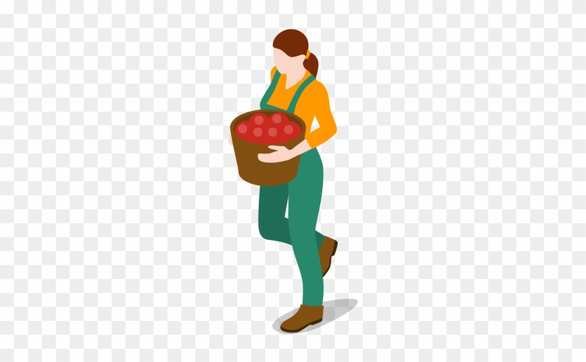 Clipart Royalty Free Agriculture Clipart Female Farmer - Female Farmer Cartoon Png #1347656