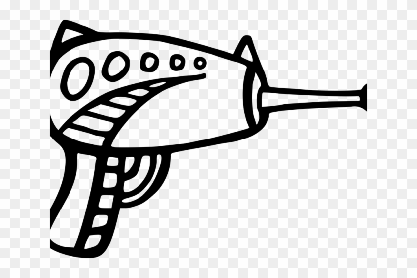 Laser Clipart Laser Gun - Space Laser Gun Drawing #1347663