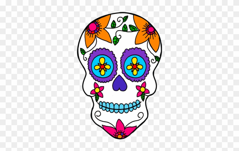 Sugar Skull Clipart Mexican Skull - Sugar Skull Mask Clipart #1347672