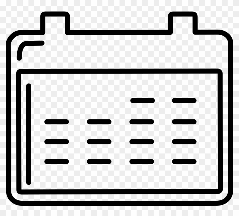 Free Stock Calendar Transparent Outline - Calendar Outline Transparent White #1347897