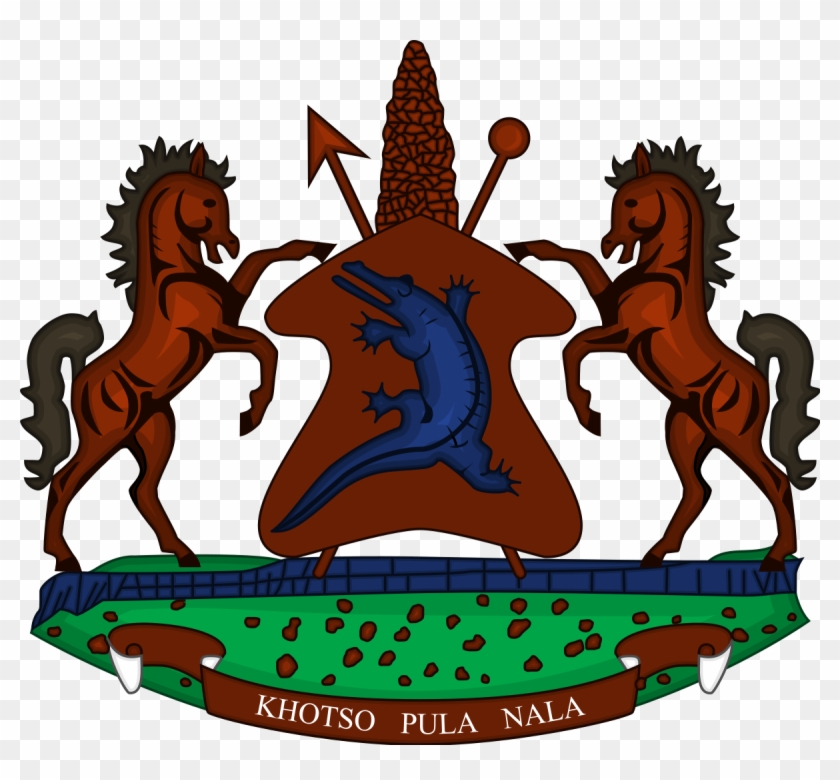 Government Of Lesotho - Lesotho Coat Of Arms #1347946