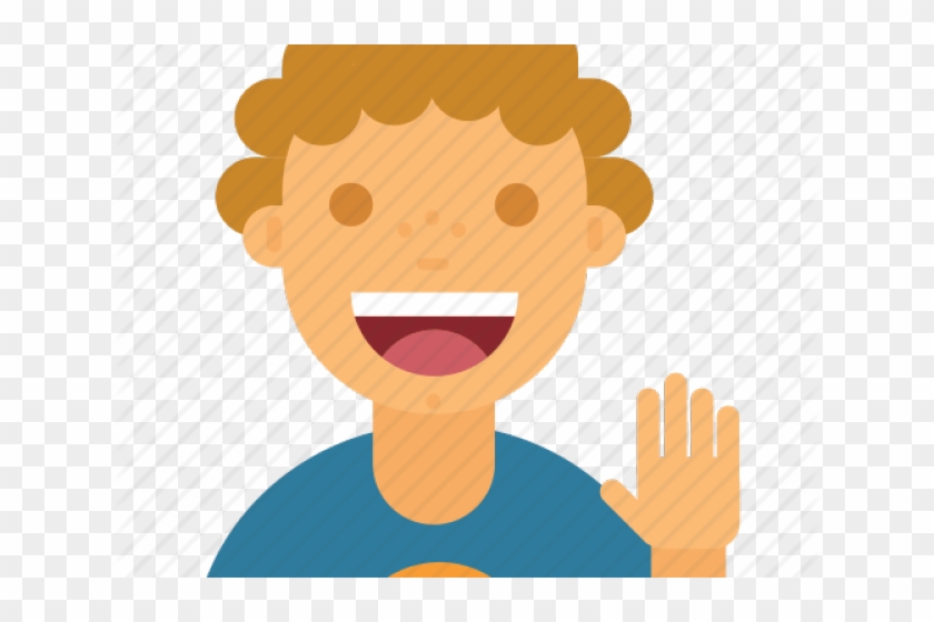 Goodbye Clipart Wave Hi - Cartoon #1347948