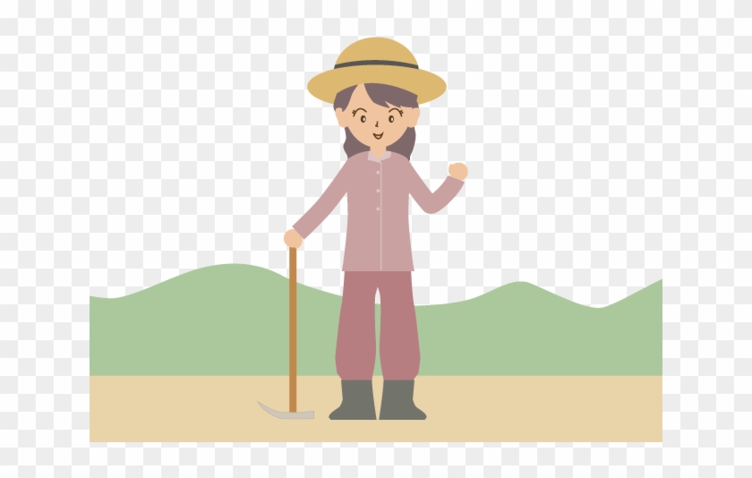 Clip Art Free Stock Agriculture Clipart Female Farmer - 百姓 イラスト #1347972