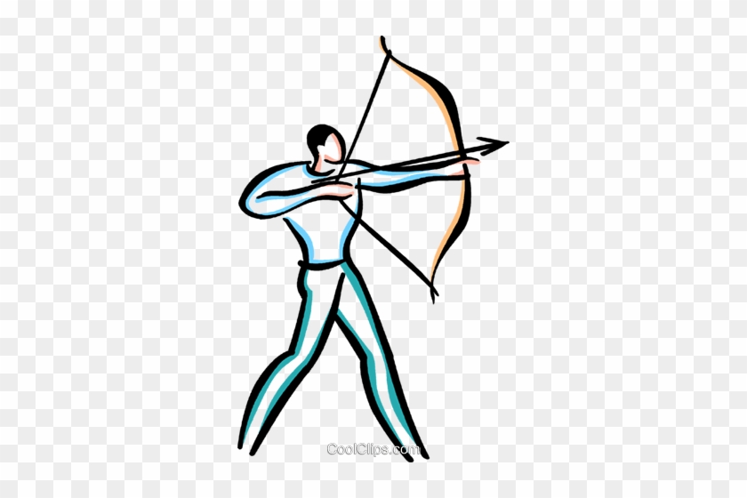 Shooter Clipart Arrow - Guy Shooting Bow And Arrow #1348027