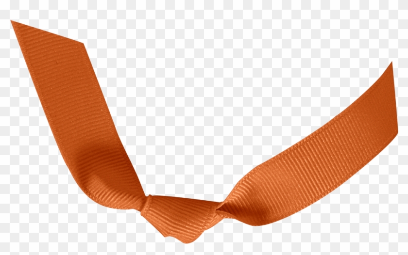 Kevinandamanda Ribbon Knot Orange - Construction Paper #1348082