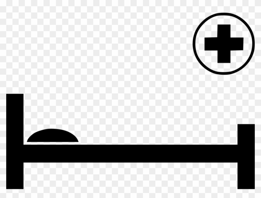 Hospital Clipart Hospital Bed Patient - Png Hospital Bed Icon #1348093