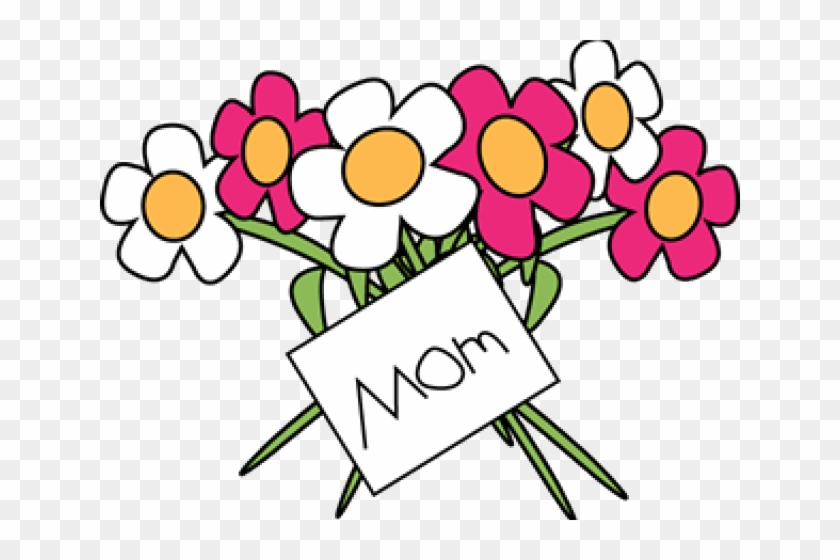 Floral Clipart Mother's Day - Mothers Day Clip Art Free Flowers #1348206