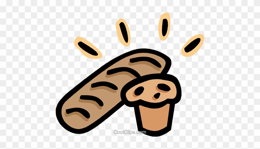 Loaf Of Bread And Muffin Royalty Free Vector Clip Art - Did Napoleon Restore Economic Order #1348287