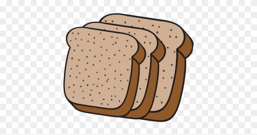 Bread Clipart 19 Clipart Bread Clip Black And White - Whole Grain Bread Cartoon #1348304