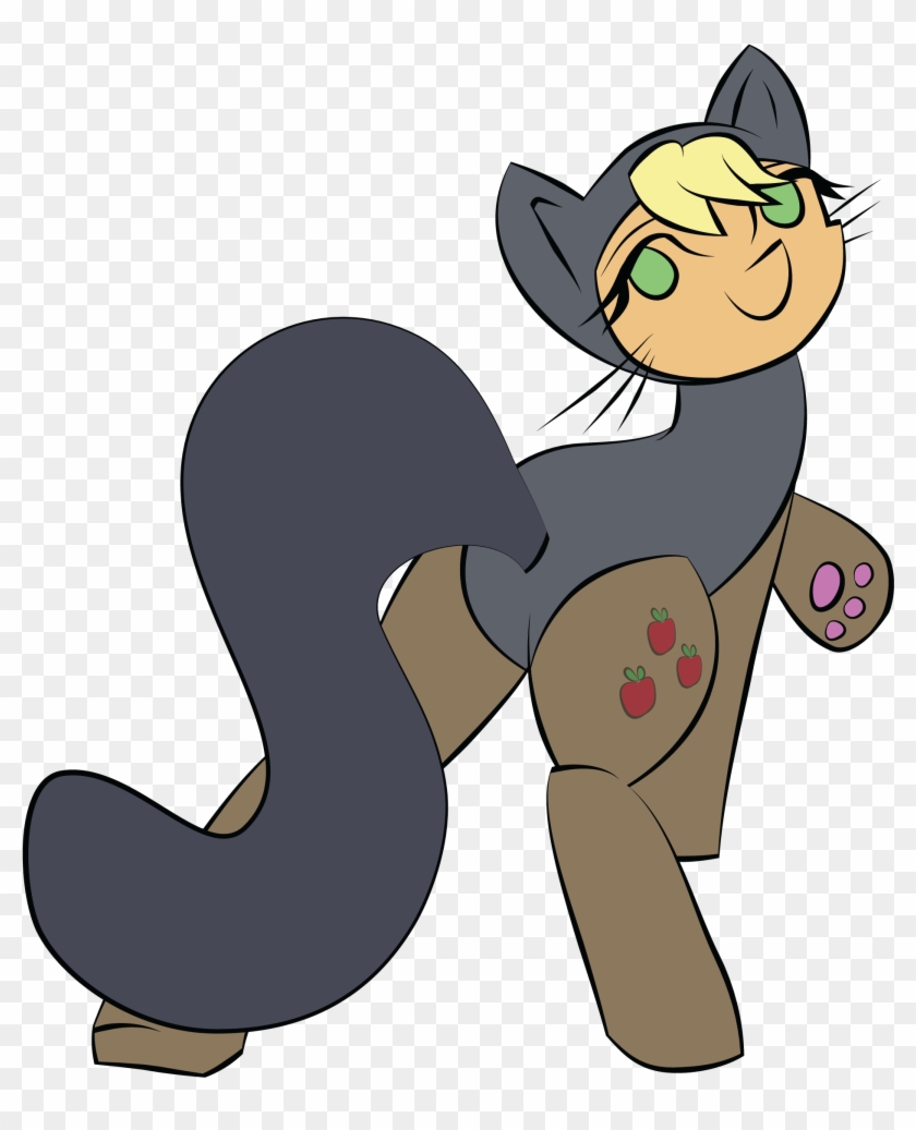 Applecat, Applejack, Artist - Xat Purple Pawn #1348363