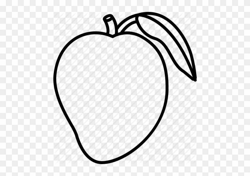 Download Mango Out Lines Clipart Mango Fruit Clip Art Outline