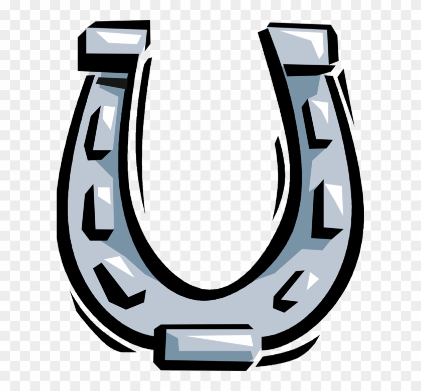 Vector Illustration Of Lucky Horseshoe Good Luck Protective - Ferro Di Cavallo Png #1348388