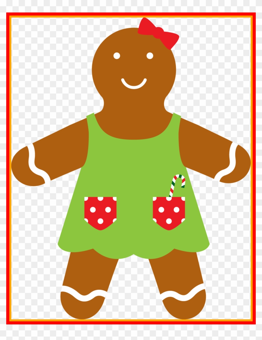 Marvelous Gingerb Girl Clip - Gingerbread Girl Clip Art #1348441