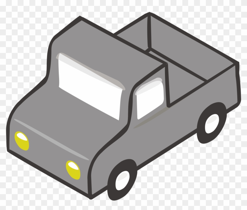 Pickup Truck Car Van Toyota Hilux Motor Vehicle - Gray Truck Clipart #1348475