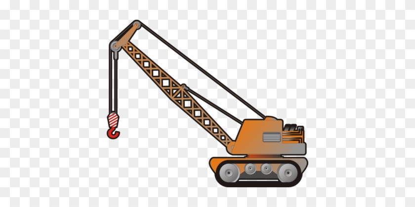 Crane Machine Motor Vehicle Car Truck - Crane Machine Clip Art #1348486