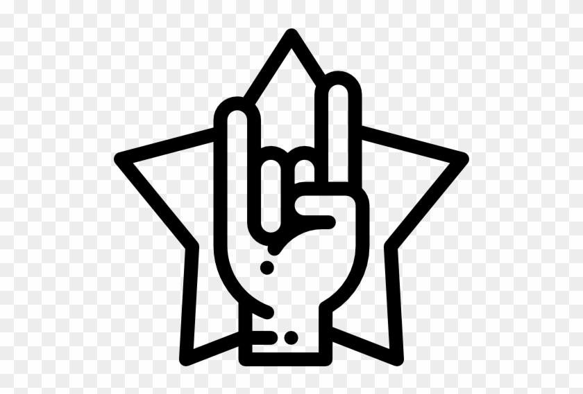 Rock And Roll Free Icon - Vector Graphics #1348530