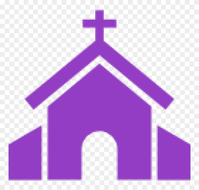 Purple Clipart Church - Church Insurance #1348533