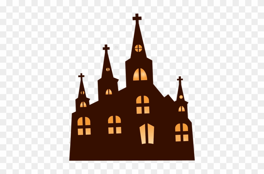 Steeple Clipart Transparent - Haunted House Png Vector #1348535