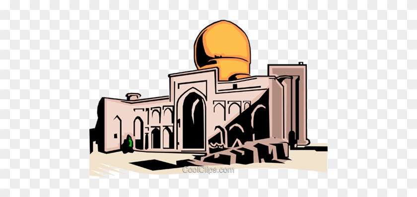 Church Royalty Free Vector Clip Art Illustration - Five Pillars Of Islam #1348543