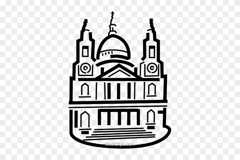 Traditional Church Royalty Free Vector Clip Art Illustration - Traditional Church Royalty Free Vector Clip Art Illustration #1348546