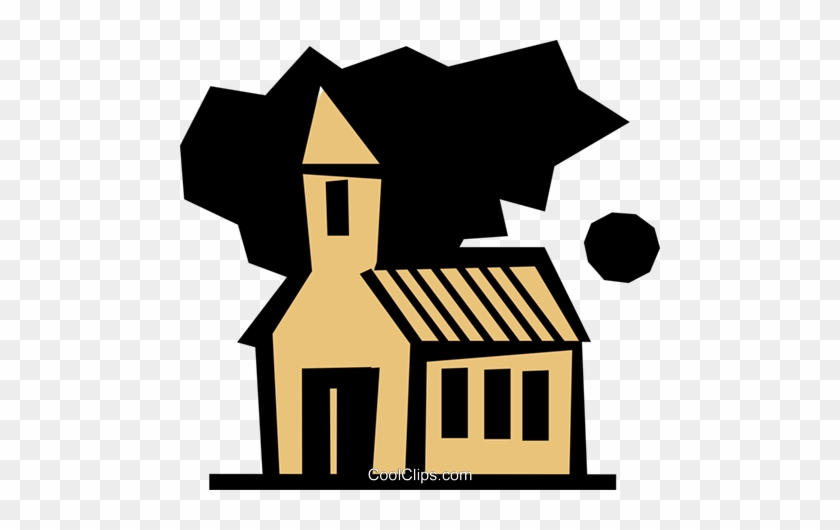 Church Royalty Free Vector Clip Art Illustration - Church Royalty Free Vector Clip Art Illustration #1348557
