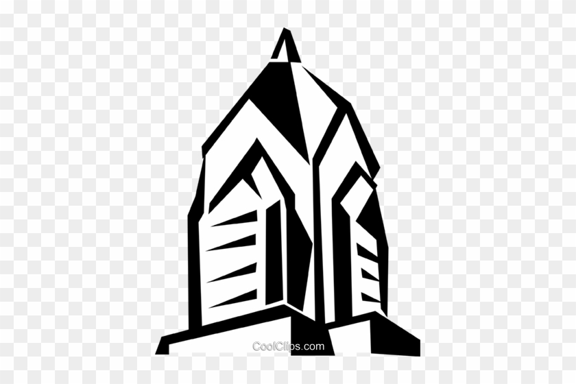 Church Steeple Royalty Free Vector Clip Art Illustration - Church #1348558