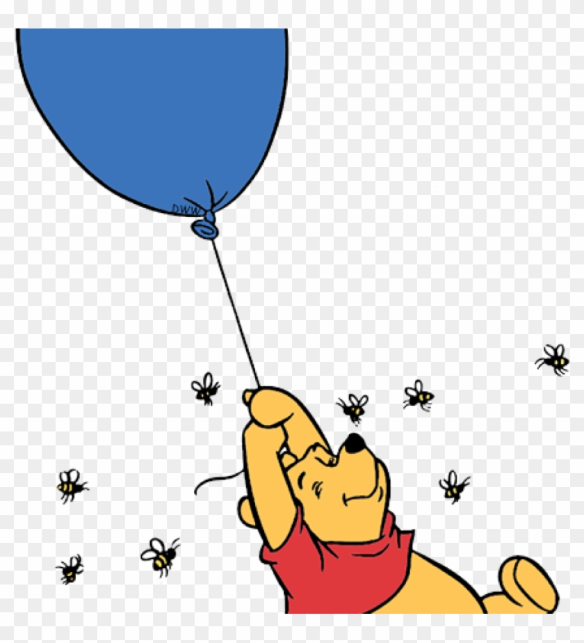 Classic Winnie The Pooh Clipart Classic Winnie The - Winnie The Pooh And Balloon #1348598