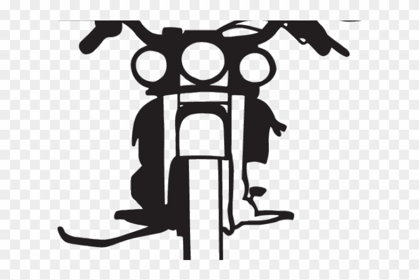 Biker Clipart Motorcycle Front - Motorcycle Front Cartoon Png - Free  Transparent PNG Clipart Images Download