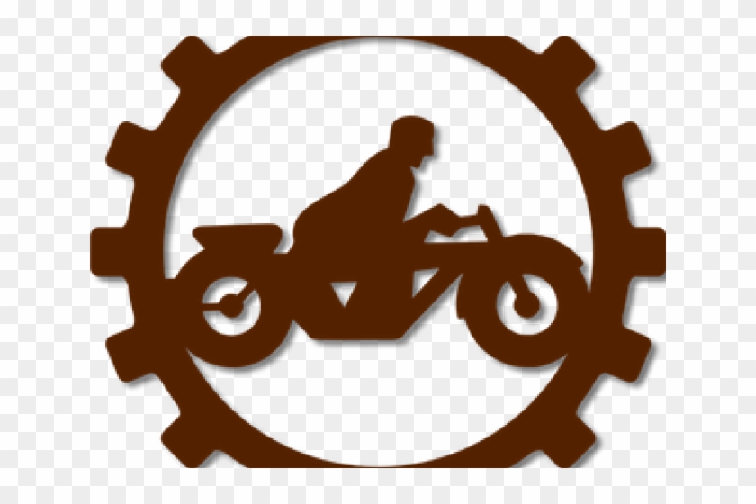 Metal Gear Clipart Motorcycle Gear - Bike Repairing Logo Png #1348632