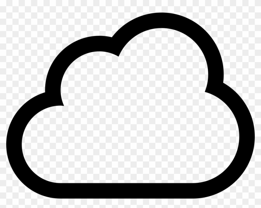 Cloud Outline Drawing At Getdrawings Com Free - Icono Conexion Png #1348634