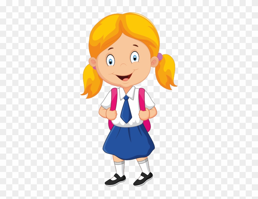 Kid1 - Girls At School Png Clipart #1348650