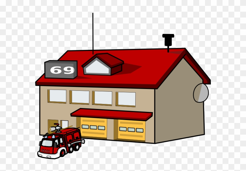 Clip Art Fire Station #1348660