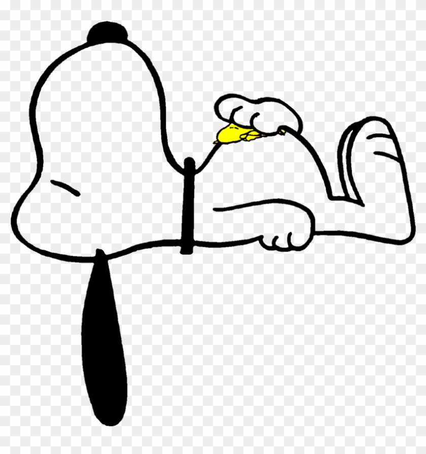 Snoopy Sleeping Png - Snoopy Deitado Na Casinha #1348859