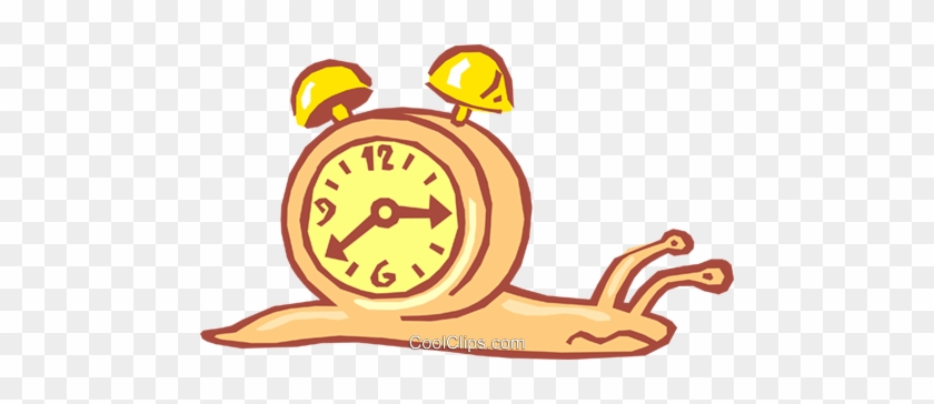 Clip Black And White Library Alarm Clipart Cartoon - Snail Clock Clip Art #1348919