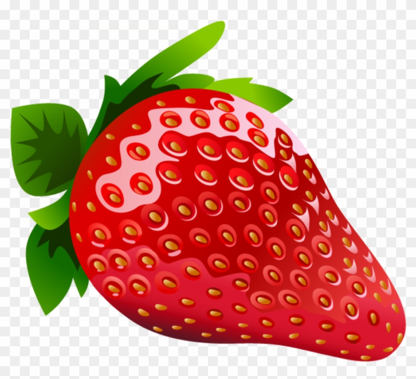 Fruits Vector Clipart Strawberry Clip Art - Fruits Vector #1348933