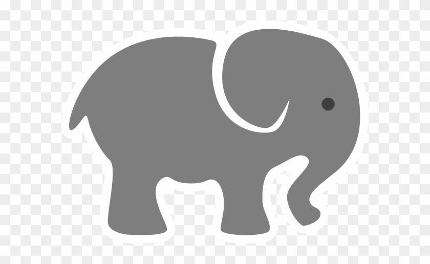 Elephant Png Elephant Art, Elephant Stencil, Elephant - Grey Baby Elephant Png #1348965