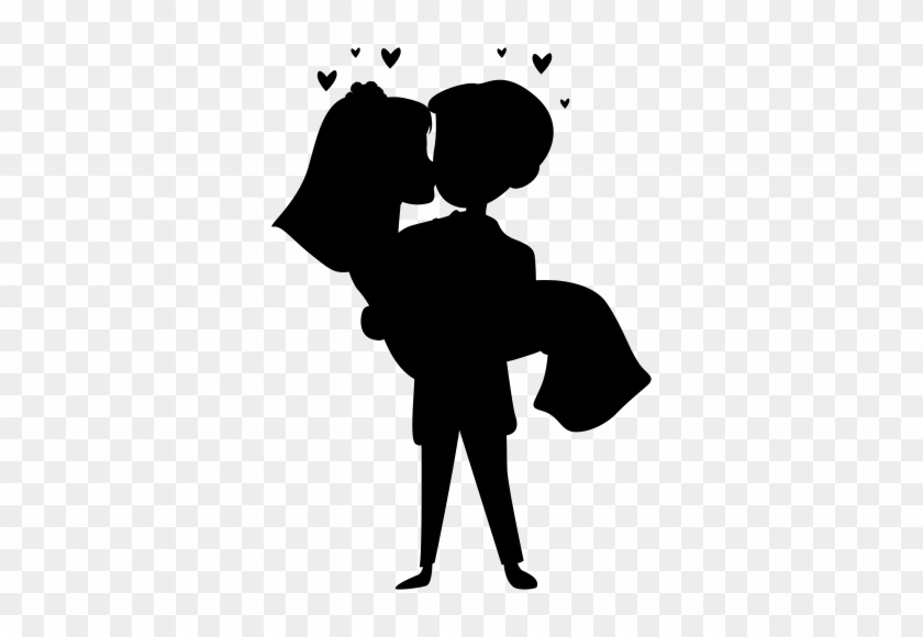 Wedding Love Couple Silhouettes Clip Art Best Web Clipart - Clipart Couple In Love Png #1348981