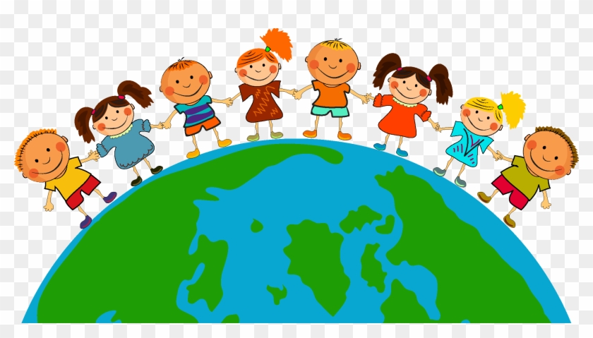 Earth Child Clip Art Children Hand In - Earth Children #1349030