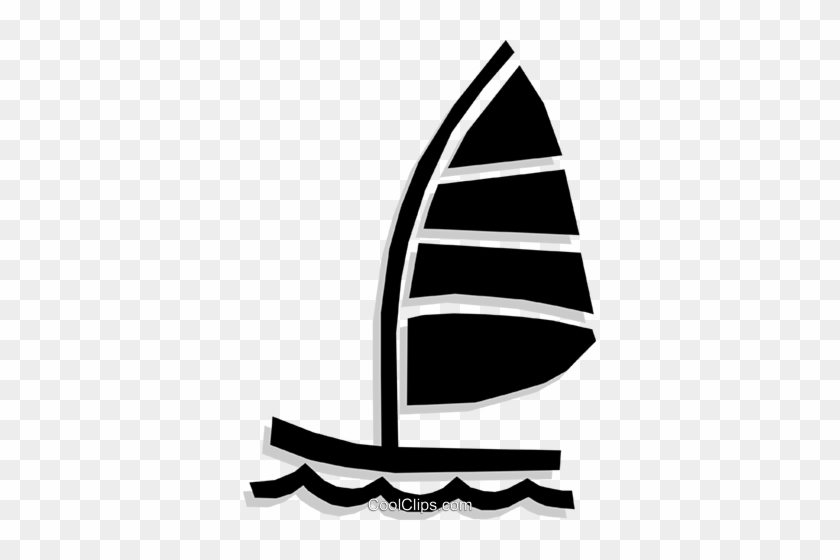 Sailboat Royalty Free Vector Clip Art Illustration - Sail #1349060