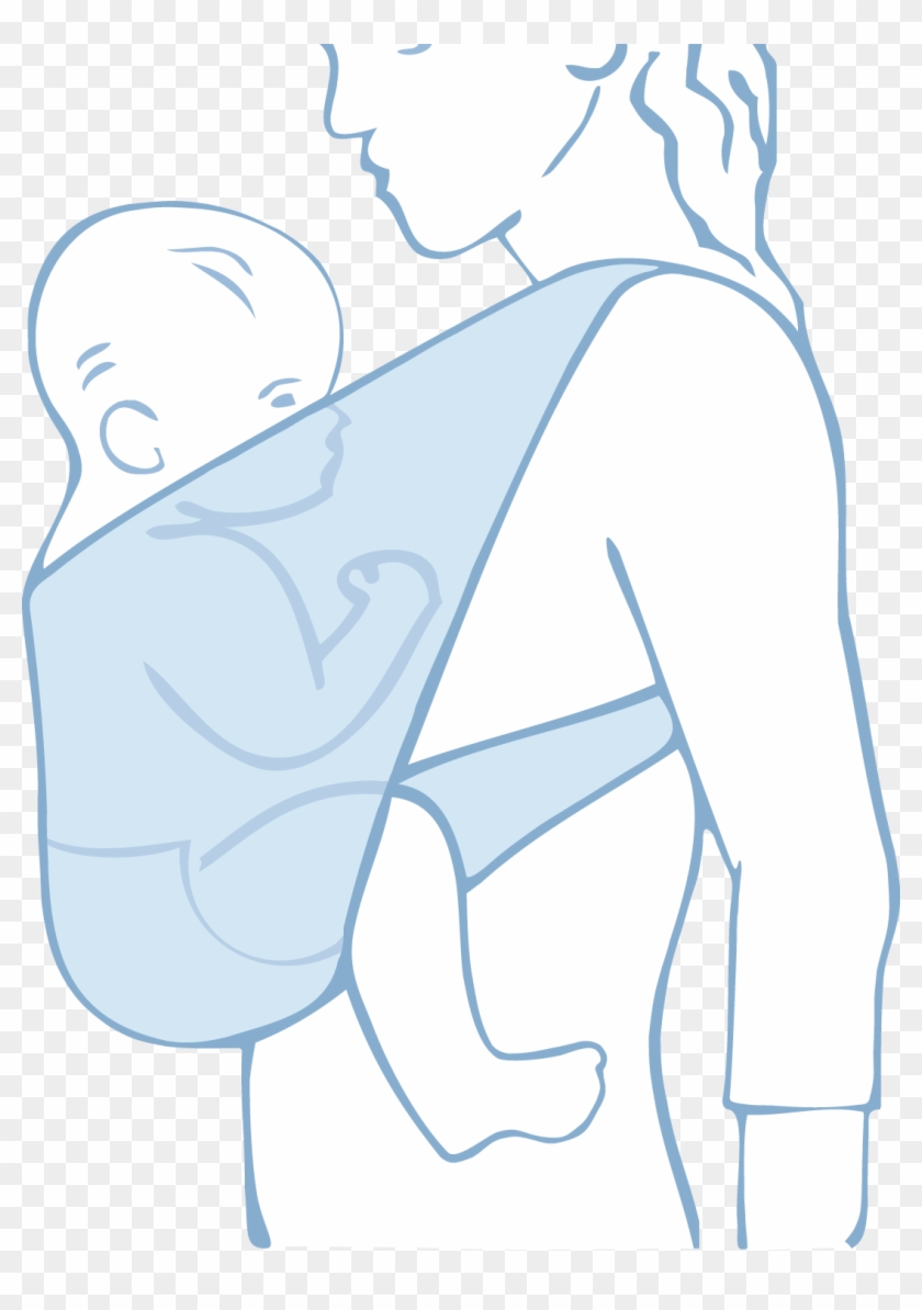 Hug Positioning - Kangaroo Mother Care Diagram #1349112