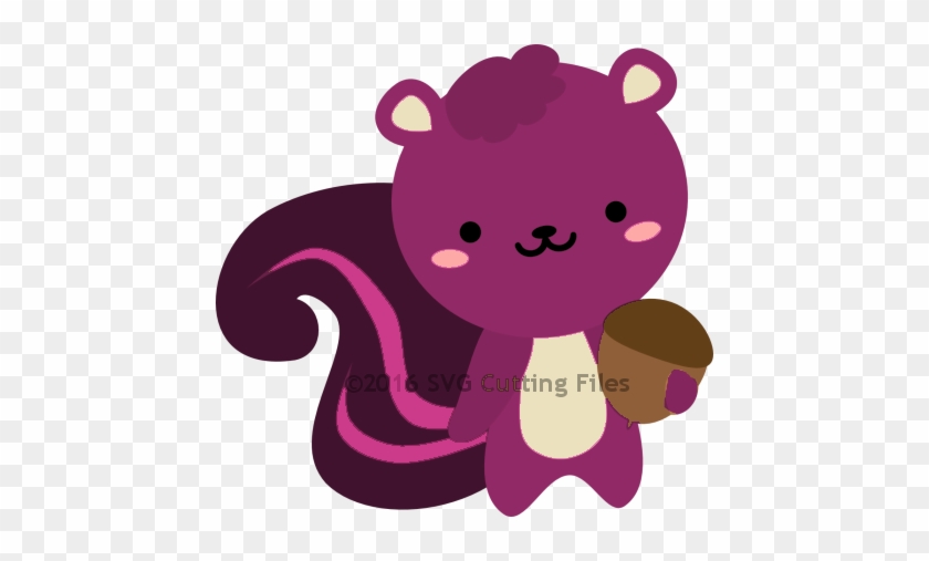Chibi Purple Squirrel Nut - Gingerbread #1349126