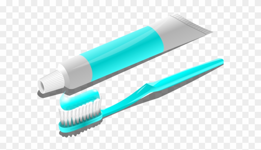 Toothbrush Clipart Large - Toothbrush And Toothpaste #1349163